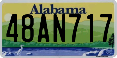 AL license plate 48AN717