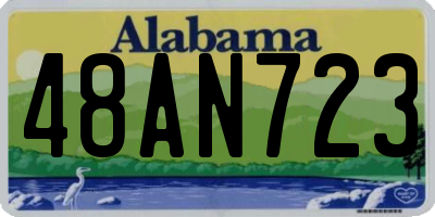 AL license plate 48AN723