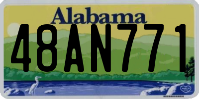AL license plate 48AN771