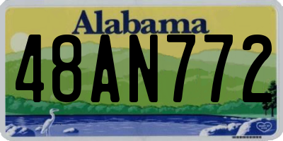 AL license plate 48AN772