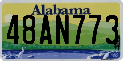 AL license plate 48AN773