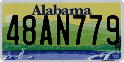 AL license plate 48AN779