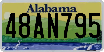 AL license plate 48AN795
