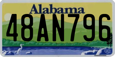 AL license plate 48AN796