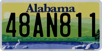 AL license plate 48AN811