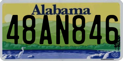 AL license plate 48AN846