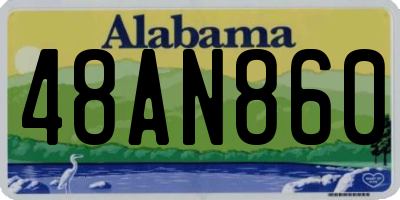 AL license plate 48AN860