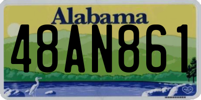 AL license plate 48AN861