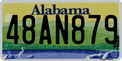 AL license plate 48AN879