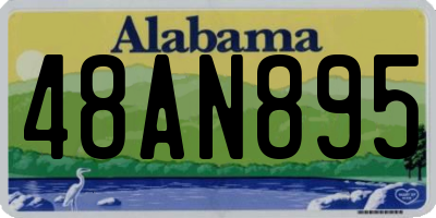 AL license plate 48AN895