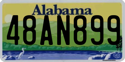 AL license plate 48AN899