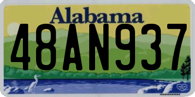 AL license plate 48AN937