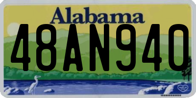 AL license plate 48AN940