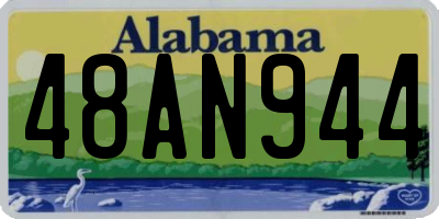AL license plate 48AN944