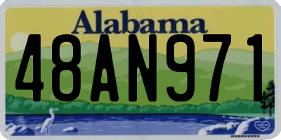 AL license plate 48AN971