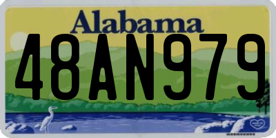 AL license plate 48AN979