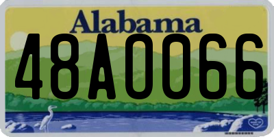 AL license plate 48AO066