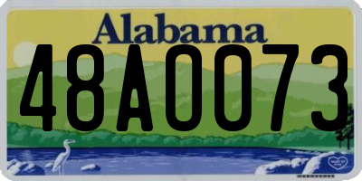 AL license plate 48AO073