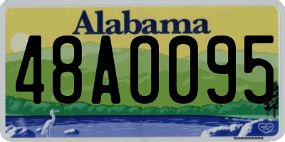 AL license plate 48AO095