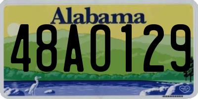 AL license plate 48AO129