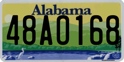 AL license plate 48AO168