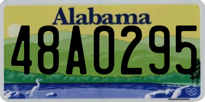 AL license plate 48AO295