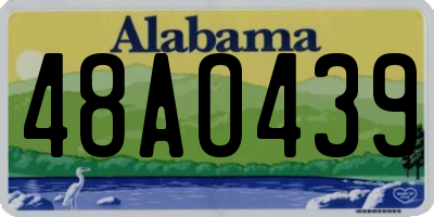 AL license plate 48AO439