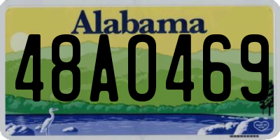 AL license plate 48AO469