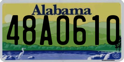 AL license plate 48AO610