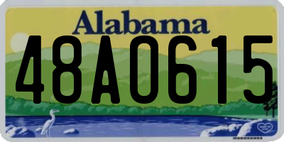 AL license plate 48AO615