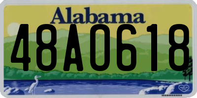 AL license plate 48AO618