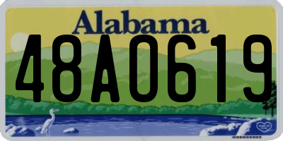AL license plate 48AO619