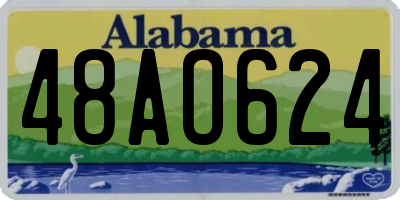 AL license plate 48AO624