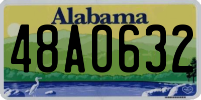AL license plate 48AO632