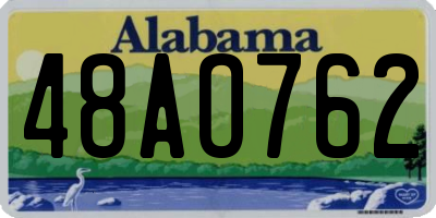 AL license plate 48AO762