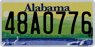 AL license plate 48AO776