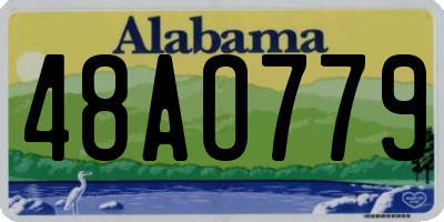 AL license plate 48AO779