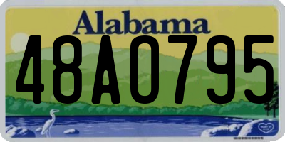 AL license plate 48AO795
