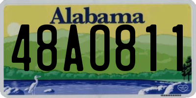 AL license plate 48AO811