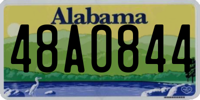 AL license plate 48AO844