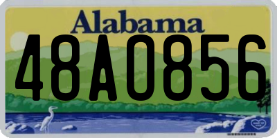 AL license plate 48AO856