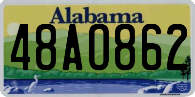 AL license plate 48AO862