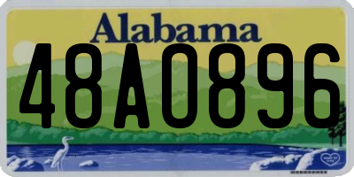 AL license plate 48AO896