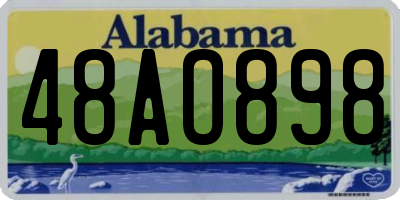 AL license plate 48AO898