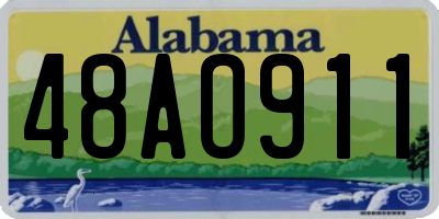AL license plate 48AO911