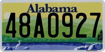 AL license plate 48AO927
