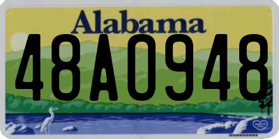 AL license plate 48AO948