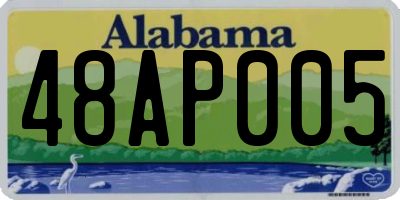 AL license plate 48AP005