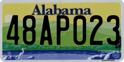 AL license plate 48AP023