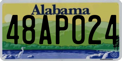 AL license plate 48AP024